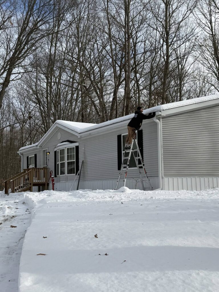Seamless Gutter Installation with Color Matched Finish