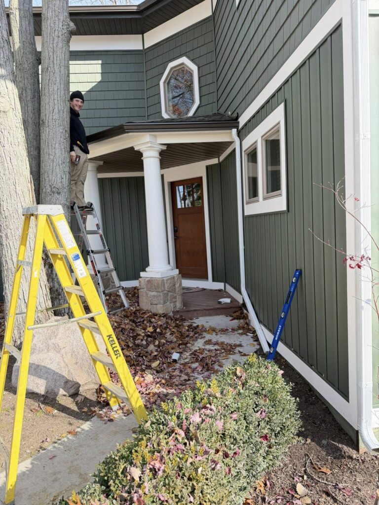 Seamless Gutters Installed to Protect Your Foundation